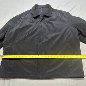 Reaction Kenneth Cole Men’s Black Lined Jacket | Size XXL | Preowned
